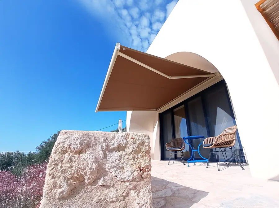 Cassette awning Shadelab KUMO, Pyrgos, Mani (2/3)